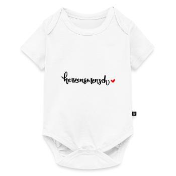 Liebling Mensch herzensmensch valentinstag herz - Baby Premium Kurzarmbody - Weiß - Vorne