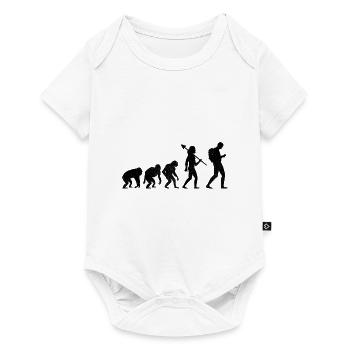 Geocaching Geocache Evolution Geocacher Geocacher - Baby Premium short-sleeve bodysuit - white - Front