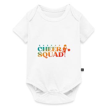 Cheer Squad Cheerleader Cheerleading Cheerdance Gy - Baby Premium Kurzarmbody - Weiß - Vorne