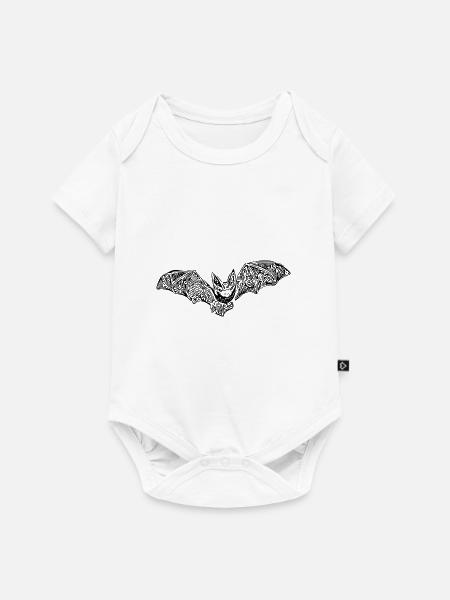 Unheimlich Niedliche Fledermaus - Baby Premium Kurzarmbody - Weiß