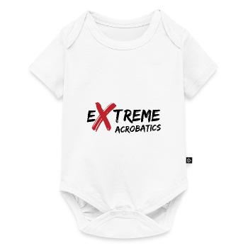 Extreme Acrobatics Gymnast Gymnastics Acrobat Acro - Baby Premium Kurzarmbody - Weiß - Vorne