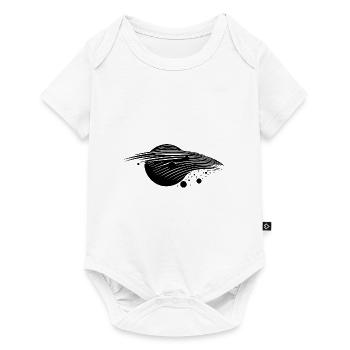 Gravité des trous noirs et horizon des événements - Body à manches courtes Premium Bébé - blanc - Devant
