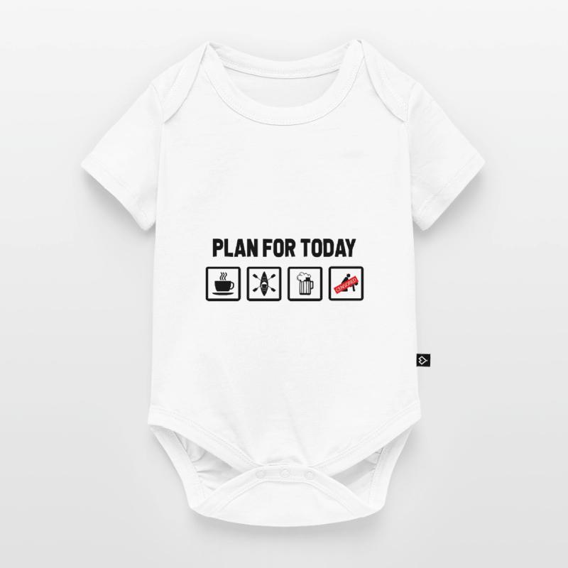 Plan For Today Kayaking Rowing Canoe Paddle Rower Baby Premium Kurzarmbody