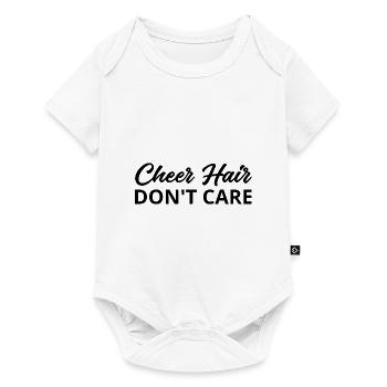 Cheer Hair Don't Care Cheerleading Cheerleader Che - Baby Premium Kurzarmbody - Weiß - Vorne