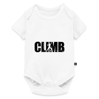 Retro Graphic Climbing Bouldering Rock Climber Mou - Baby Premium Kurzarmbody - Weiß - Vorne