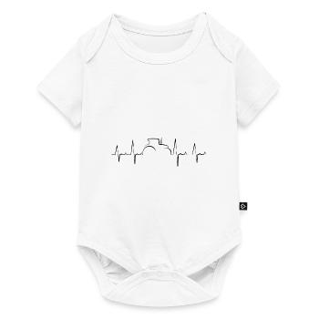 Tracteur agricole Heartbeat Gift Trekker - Body à manches courtes Premium Bébé - blanc - Devant