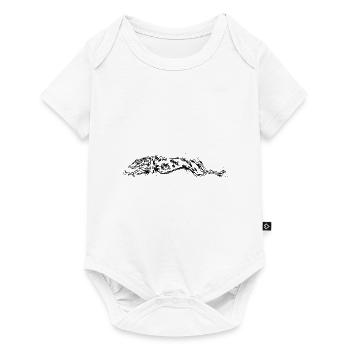 Lévrier - Body à manches courtes Premium Bébé - blanc - Devant