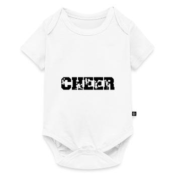 Cheer Graphic Cheerleading Cheerleader Gymnast Dan - Baby Premium Kurzarmbody - Weiß - Vorne