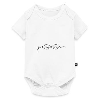 Infinity symbol you and me Infinity - Baby Premium short-sleeve bodysuit - white - Front