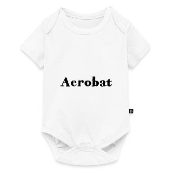 Retro Graphic Gymnast Gymnastics Acrobat Acrobatic - Baby Premium Kurzarmbody - Weiß - Vorne