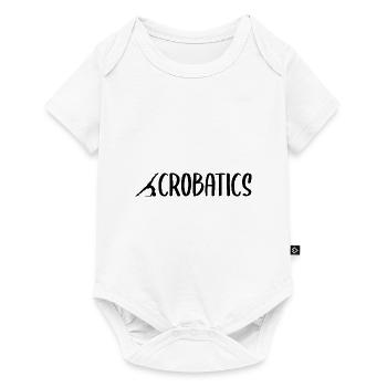 Retro Graphic Gymnast Gymnastics Acrobat Acrobatic - Baby Premium Kurzarmbody - Weiß - Vorne