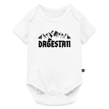 Daghestan Dagestani Dagestaner Montagnes Ours Noir - Body à manches courtes Premium Bébé - blanc - Devant