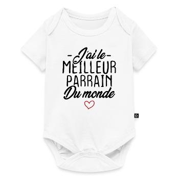 J'ai le meilleur parrain du monde - Body à manches courtes Premium Bébé - blanc - Devant