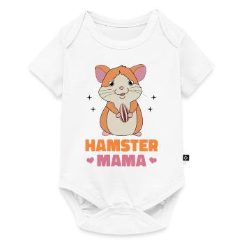 Hamster Mama Animal Lover Pet Owner Rodents Hamste - Baby Premium Kurzarmbody - Weiß - Vorne