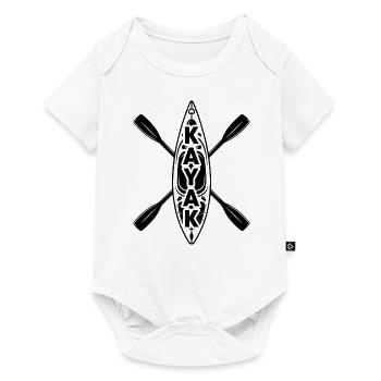 Kayak Wassersport - Baby Premium Kurzarmbody - Weiß - Vorne