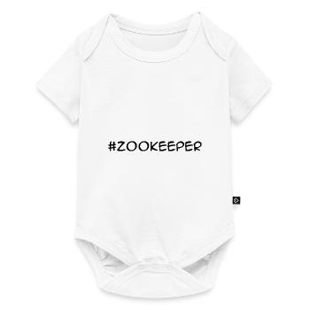 Retro Graphic Animal Keeper Zoo Keeper Animal Love - Baby Premium Kurzarmbody - Weiß - Vorne