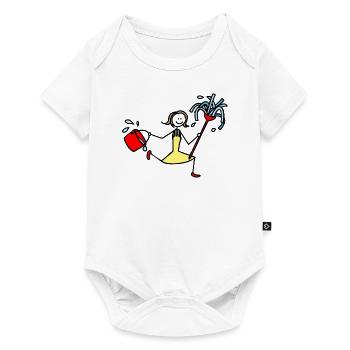 Charwoman - Baby Premium short-sleeve bodysuit - white - Front