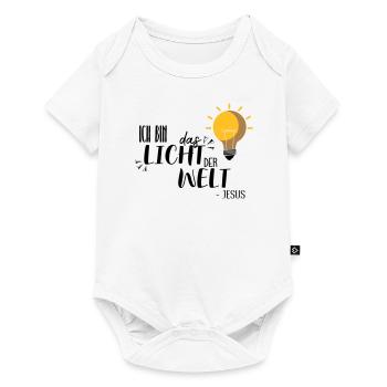 Ich bin das Licht - Baby Premium Kurzarmbody - Weiß - Vorne