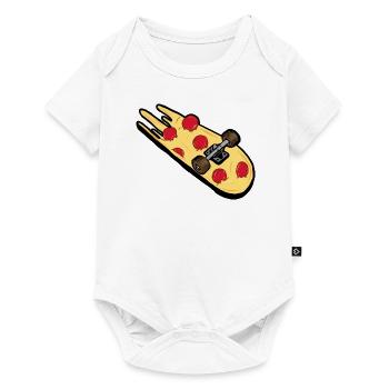 Pizza - Body à manches courtes Premium Bébé - blanc - Devant
