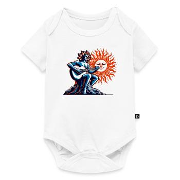 Guitare Soleil - Body à manches courtes Premium Bébé - blanc - Devant