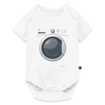 Carnaval de remplacement de costume de machine à laver - Body à manches courtes Premium Bébé - blanc - Devant
