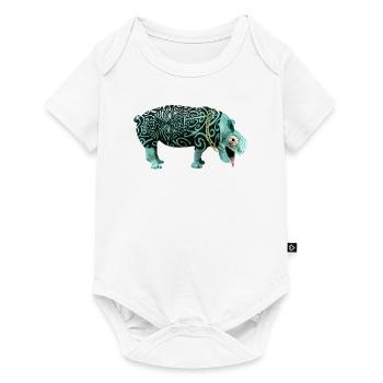 Rhinomeleon - Baby Premium short-sleeve bodysuit - white - Front