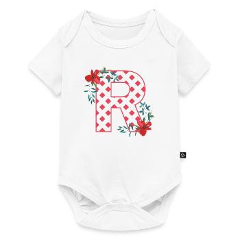 coquelicots r - Body à manches courtes Premium Bébé - blanc - Devant