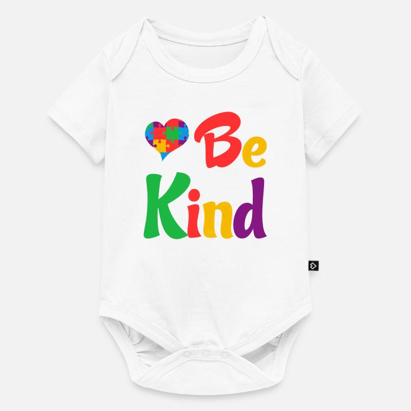 Love Be Kind Graphique - Body à manches courtes Premium Bébé - blanc