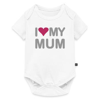 I love my Mum - Baby Premium short-sleeve bodysuit - white - Front