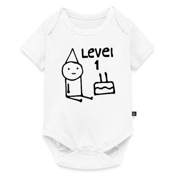 1st Birthday Party Funny 1 Years Old Birthday Kids - Baby Premium short-sleeve bodysuit - white - Front