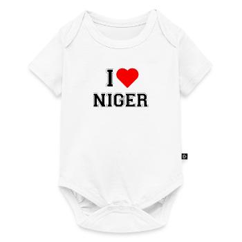 I love Niger - Baby Premium short-sleeve bodysuit - white - Front