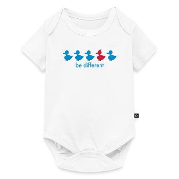 être différente bec de canard de canard Iroquois - Body à manches courtes Premium Bébé - blanc - Devant
