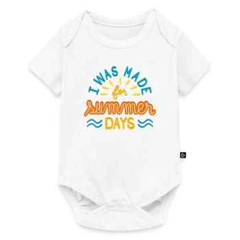 I Was Made For Summer Days I - Baby Premium short-sleeve bodysuit - white - Front