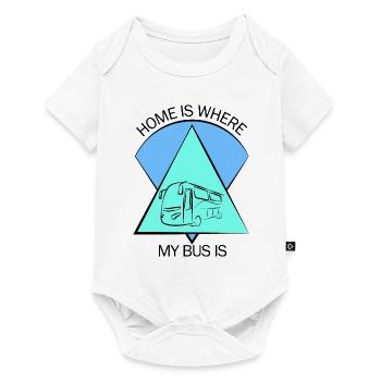 Bus Bus Driver School Bus Bus Bus Bus Driver - Baby Premium short-sleeve bodysuit - white - Front