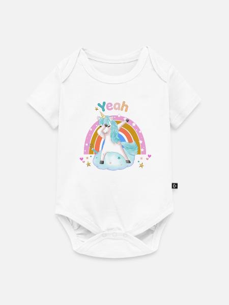 Unicorn - Baby Premium short-sleeve bodysuit - white