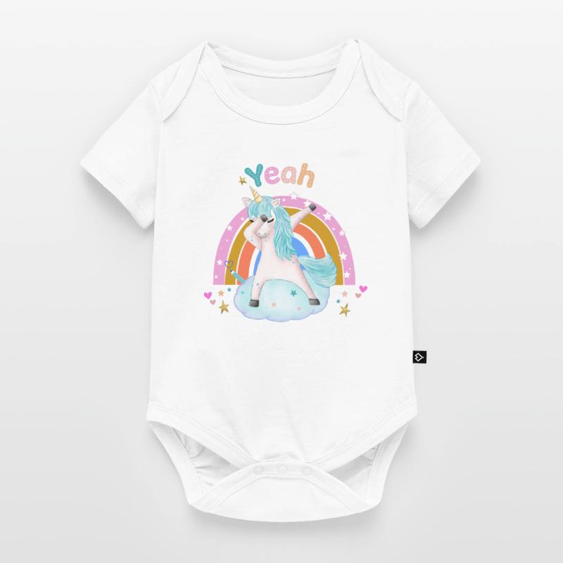 Einhorn Baby Premium Kurzarmbody