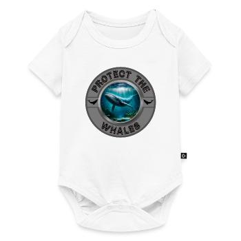 Protect the Whales - Baby Premium short-sleeve bodysuit - white - Front