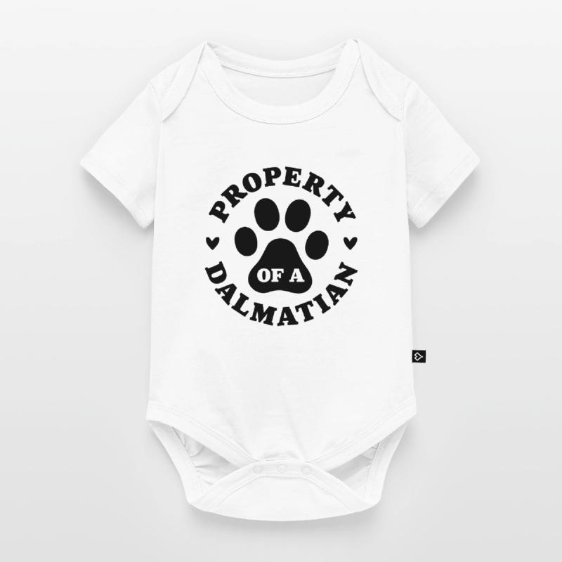 Eigentum eines Dalmatiners Baby Premium Kurzarmbody