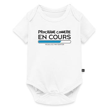 connerie en cours - Body à manches courtes Premium Bébé - blanc - Devant