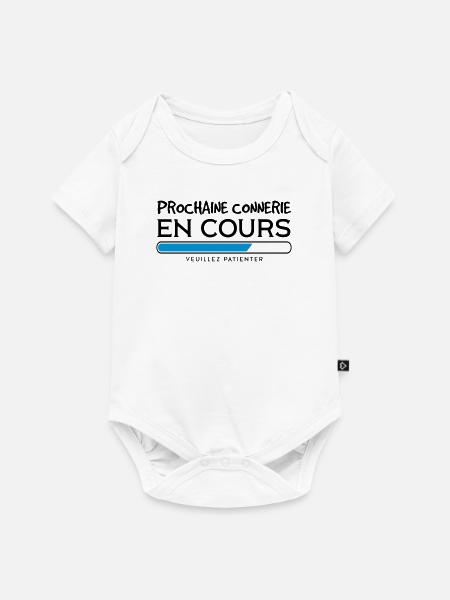 connerie en cours - Body à manches courtes Premium Bébé - blanc