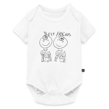Best friends - Baby Premium short-sleeve bodysuit - white - Front