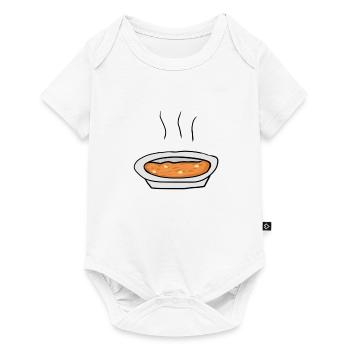 Suppe Essen - Baby Premium Kurzarmbody - Weiß - Vorne