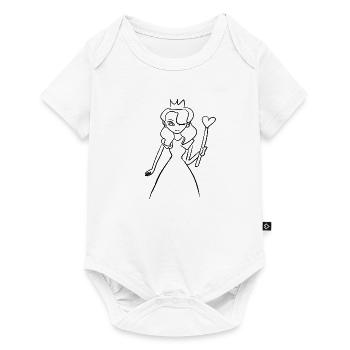 Princesse Reine - Body à manches courtes Premium Bébé - blanc - Devant