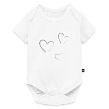 cœurs de cœur - Body à manches courtes Premium Bébé - blanc - Devant
