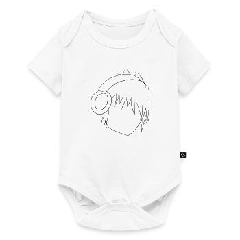 manga anime - Baby Premium Kurzarmbody - Weiß - Vorne