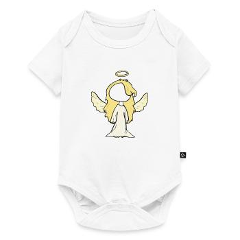 Ailes de fille d’or Angel - Body à manches courtes Premium Bébé - blanc - Devant