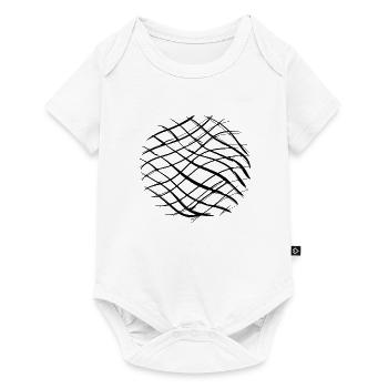 Crosses Pattern Cross Circle - Baby Premium short-sleeve bodysuit - white - Front