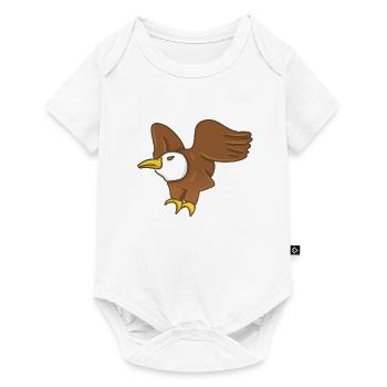 Eagle Bird Animal Cartoon Symbol Fly - Baby Premium short-sleeve bodysuit - white - Front