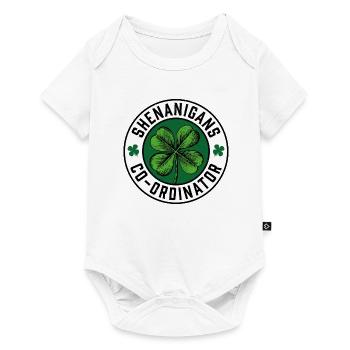 Coordonnatrice des manigances - Body à manches courtes Premium Bébé - blanc - Devant