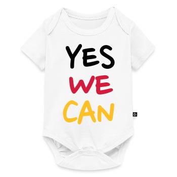 Yes we can - Baby Premium short-sleeve bodysuit - white - Front